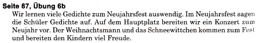 Завдання № s87u6b - Natur und Umwelt (Stunden 1-10) - ГДЗ Німецька мова 6 клас Н.П. Басай 2006
