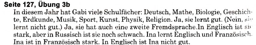 Завдання № s127u3b - Schule (Stunden 1-9) - ГДЗ Німецька мова 6 клас Н.П. Басай 2006