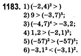 Завдання № 1183 - § 43. Множення раціональних чисел - ГДЗ Математика 6 клас О.С. Істер 2014