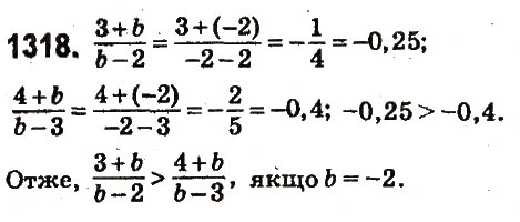 Завдання № 1318 - § 47. Ділення раціональних чисел - ГДЗ Математика 6 клас О.С. Істер 2014