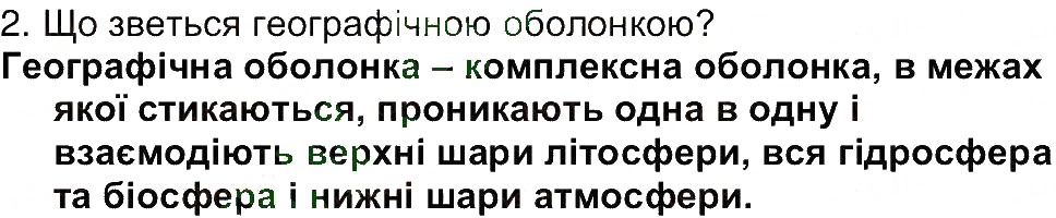 Завдання № 2 - Сторінка 213 - ГДЗ Географія 6 клас В.Ю. Пестушко, Г.Ш. Уварова 2014