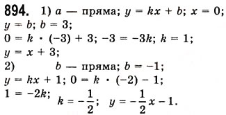 Завдання № 894 - 23. Лінійна функція, її графік і властивості - ГДЗ Алгебра 7 клас А.Г. Мерзляк, В.Б. Полонський, М.С. Якір 2008