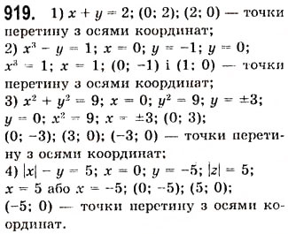 Завдання № 919 - 24. Рівняння з двома змінними - ГДЗ Алгебра 7 клас А.Г. Мерзляк, В.Б. Полонський, М.С. Якір 2008