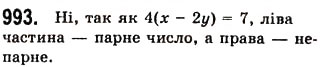 Завдання № 993 - 25. Лінійне рівняння з двома змінними та його графік - ГДЗ Алгебра 7 клас А.Г. Мерзляк, В.Б. Полонський, М.С. Якір 2008