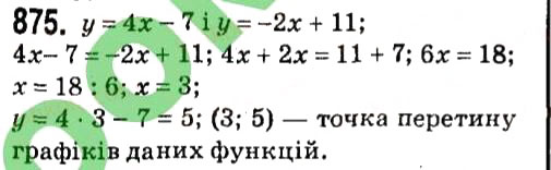 Завдання № 875 - § 3. Функції - ГДЗ Алгебра 7 клас А.Г. Мерзляк, В.Б. Полонський, М.С. Якір 2015