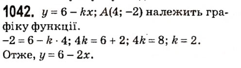 Завдання № 1042 - § 4. Системи лінійних рівнянь із двома змінними - ГДЗ Алгебра 7 клас А.Г. Мерзляк, В.Б. Полонський, М.С. Якір 2015