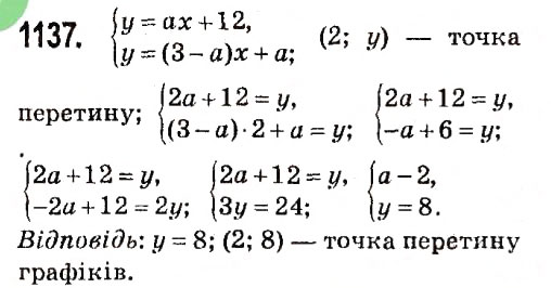Завдання № 1137 - § 4. Системи лінійних рівнянь із двома змінними - ГДЗ Алгебра 7 клас А.Г. Мерзляк, В.Б. Полонський, М.С. Якір 2015
