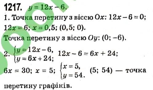 Завдання № 1217 - § 4. Системи лінійних рівнянь із двома змінними - ГДЗ Алгебра 7 клас А.Г. Мерзляк, В.Б. Полонський, М.С. Якір 2015