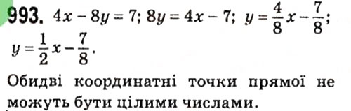 Завдання № 993 - § 4. Системи лінійних рівнянь із двома змінними - ГДЗ Алгебра 7 клас А.Г. Мерзляк, В.Б. Полонський, М.С. Якір 2015