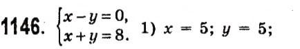 Завдання № 1146 - Розділ 3. Лінійні рівняння та їх функції - ГДЗ Алгебра 7 клас О.С. Істер 2015