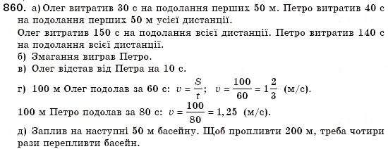 Завдання № 860 - 25. Лінійна функція - ГДЗ Алгебра 7 клас Г.М. Янченко, В.Р. Кравчук 2008