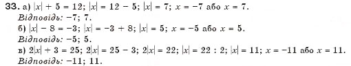 Завдання № 33 - § 1. Загальні відомості про рівняння - ГДЗ Алгебра 7 клас Г.П. Бевз, В.Г. Бевз 2007