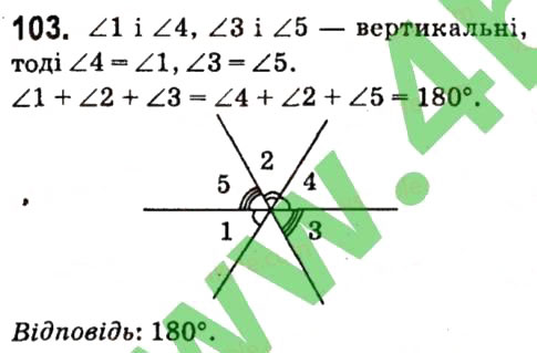 Завдання № 103 - § 1. Найпростіші геометричні фігури та їх властивості - ГДЗ Геометрія 7 клас А.Г. Мерзляк, В.Б. Полонський, М.С. Якір 2015