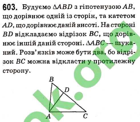 Завдання № 603 - § 4. Коло і круг. Геометричні побудови - ГДЗ Геометрія 7 клас А.Г. Мерзляк, В.Б. Полонський, М.С. Якір 2015