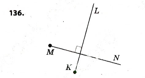 Завдання № 136 - Розділ 2. Взаємне розміщення прямих на площині - ГДЗ Геометрія 7 клас О.С. Істер 2015
