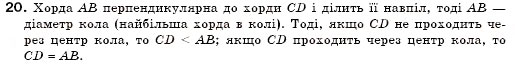 Завдання № 20 - § 17. Коло і круг - ГДЗ Геометрія 7 клас М.І. Бурда, Н.А. Тарасенкова 2007