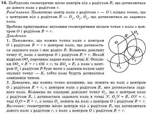 Завдання № 14 - § 18. Геометричне місце точок - ГДЗ Геометрія 7 клас М.І. Бурда, Н.А. Тарасенкова 2007