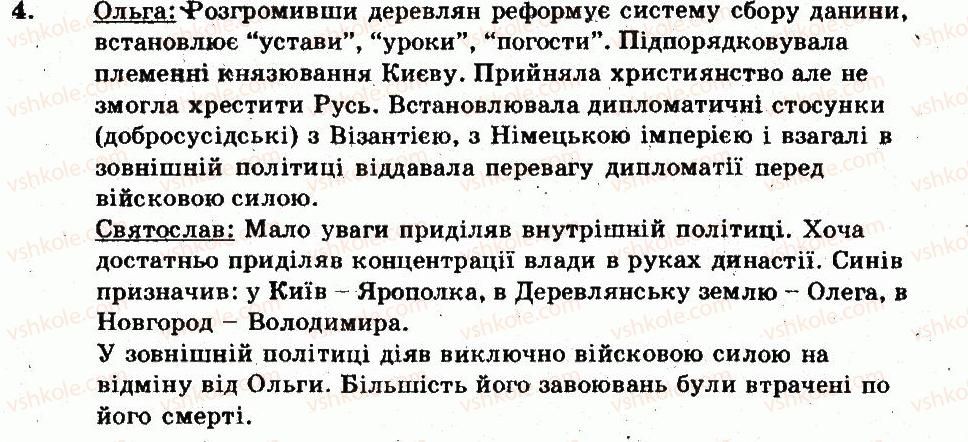Завдання № 4 - Варіант 1 - ГДЗ Історія України 7 клас О.Є. Святокум 2011 - Комплексний зошит для контролю знань
