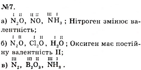 Завдання № 7 - § 18. Визначення валентності елементів - ГДЗ Хімія 7 клас О.Г. Ярошенко 2015