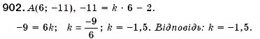 Завдання № 902 - § 24. Лінійна функція, її графік та властивості (Уроки 62-65) - ГДЗ Алгебра 7 клас О.С. Істер 2007