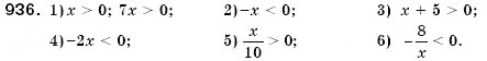 Завдання № 936 - § 24. Лінійна функція, її графік та властивості (Уроки 62-65) - ГДЗ Алгебра 7 клас О.С. Істер 2007