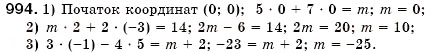 Завдання № 994 - § 26. Графік лінійного рівняння з двома змінними (Уроки 69, 70) - ГДЗ Алгебра 7 клас О.С. Істер 2007