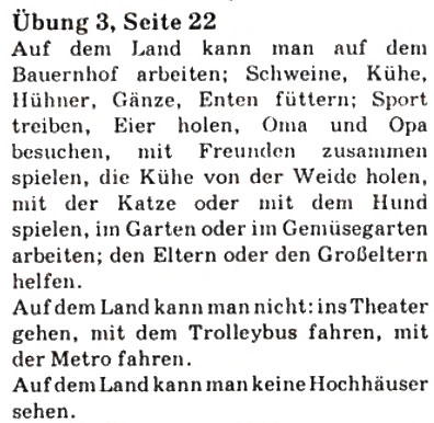 Завдання № 3 - St. 6. Die Ferien auf dem Land - ГДЗ Німецька мова 7 клас С.І. Сотникова 2010