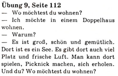 Завдання № 9 - St. 45. Häuser - ГДЗ Німецька мова 7 клас С.І. Сотникова 2010