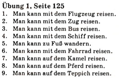 Завдання № 1 - St. 52. Traumreise - ГДЗ Німецька мова 7 клас С.І. Сотникова 2010