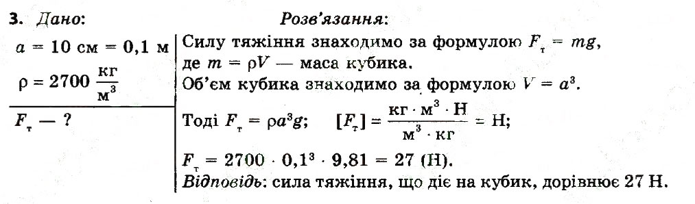 Завдання № 3 - Вправа 12 - ГДЗ Фізика 7 клас Т.М. Засєкіна, Д.О. Засєкін 2015