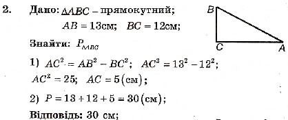 Завдання № 2 - Контрольна робота №4 - ГДЗ Геометрія 8 клас А.Г. Мерзляк, В.Б. Полонський, М.С. Якір 2008 - Збірник задач і контрольних робіт