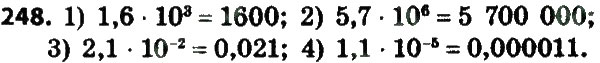 Завдання № 248 - § 1. Раціональні вирази - ГДЗ Алгебра 8 клас А.Г. Мерзляк, В.Б. Полонський, M.С. Якір 2016