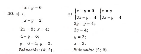 Завдання № 40 - § 1. Ділення степенів і одночленів - ГДЗ Алгебра 8 клас Г.П. Бевз, В.Г. Бевз 2008