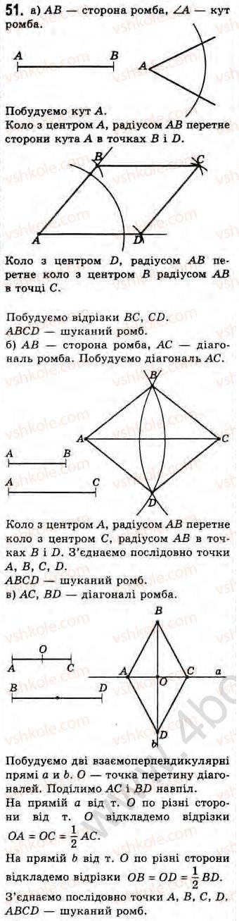 Завдання № 51 - Завдання 14 - ГДЗ Геометрія 8 клас Г.В. Апостолова 2008
