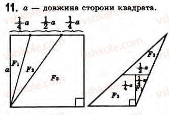 Завдання № 11 - Завдання 8 - ГДЗ Геометрія 8 клас Г.В. Апостолова 2008
