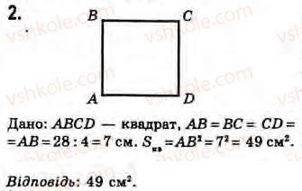 Завдання № 2 - Варіант 2 - ГДЗ Геометрія 8 клас Г.В. Апостолова 2008