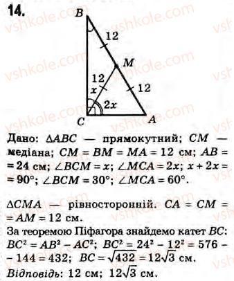 Завдання № 14 - Завдання 23 - ГДЗ Геометрія 8 клас Г.В. Апостолова 2008