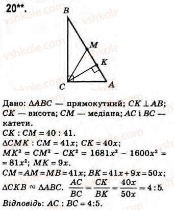 Завдання № 20 - Завдання 23 - ГДЗ Геометрія 8 клас Г.В. Апостолова 2008