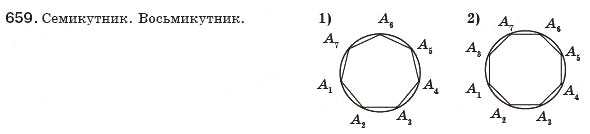 Завдання № 659 - § 15. Многокутник та його властивості - ГДЗ Геометрія 8 клас М.І. Бурда, Н.А. Тарасенкова 2007