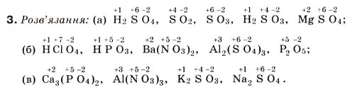 Завдання № 3 - § 33. Валентність і ступінь окиснення елементів - ГДЗ Хімія 8 клас Н.М. Буринська 2008
