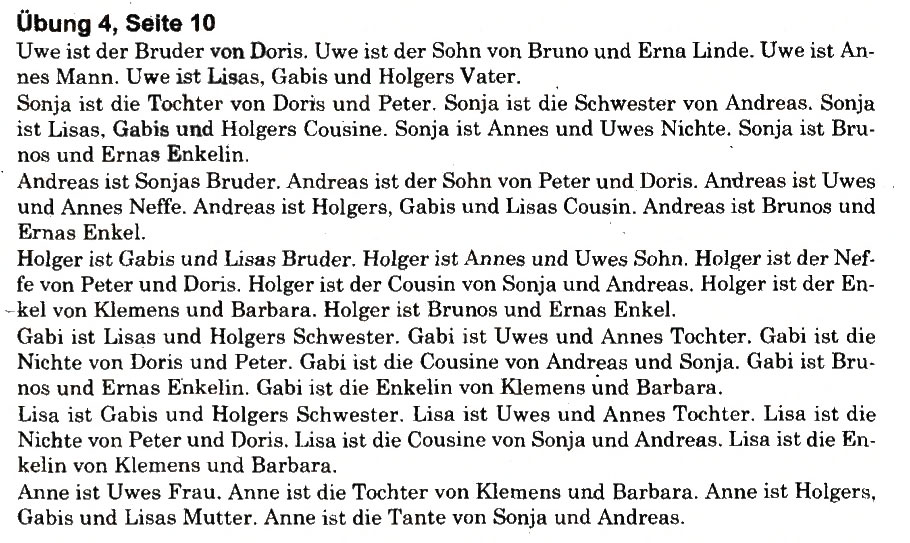 Завдання № 4 - Stunde 2 - ГДЗ Німецька мова 8 клас Н.П. Басай 2008 - 4 рік навчання