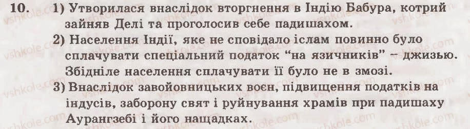 Завдання № 10 - Варіант 2 - ГДЗ Всесвітня історія 8 клас О.Є. Святокум 2011 - Комплексний зошит