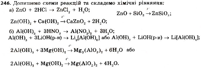 Завдання № 246 - § 31. Атмосферні оксиди та гідроксиди - ГДЗ Хімія 8 клас П.П. Попель, Л.С. Крикля 2016