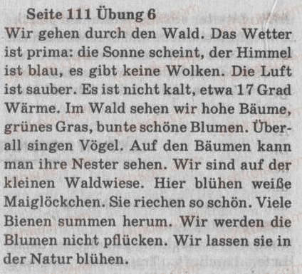 Завдання № 6 - St. 42. Wir und die Natur - ГДЗ Німецька мова 8 клас С.І. Сотникова 2008 - 4 рік навчання