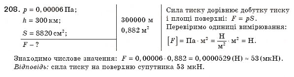 Завдання № 208 - § 29. Рідинні насоси - ГДЗ Фізика 8 клас В.Д. Сиротюк 2008