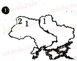 Завдання № 1 - Варіант 1 - ГДЗ Географія 8 клас В.Ф. Вовк, Л.В. Костенко 2012 - Комплексний зошит для контролю знань