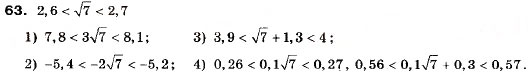 Завдання № 63 - 3. Додавання і множення числових нерівностей. Оцінювання значення виразу - ГДЗ Алгебра 9 клас А.Г. Мерзляк, В.Б. Полонський, М.С. Якір 2009