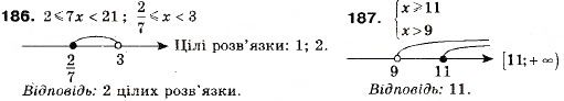 Завдання № 186 - 6. Системи лінійних нерівностей з однією змінною - ГДЗ Алгебра 9 клас А.Г. Мерзляк, В.Б. Полонський, М.С. Якір 2009