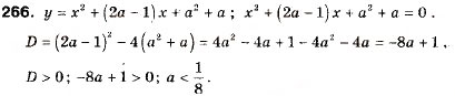 Завдання № 266 - 8. Властивості функції - ГДЗ Алгебра 9 клас А.Г. Мерзляк, В.Б. Полонський, М.С. Якір 2009