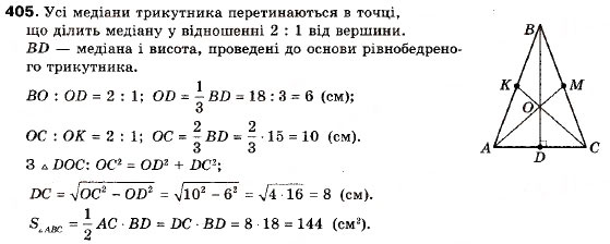 Завдання № 405 - 11. Кутовий коефіцієнт прямої - ГДЗ Геометрія 9 клас А.Г. Мерзляк, В.Б. Полонський, М.С. Якір 2009